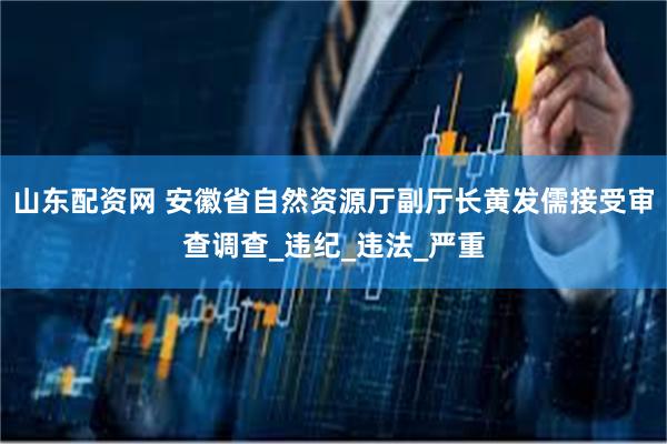 山东配资网 安徽省自然资源厅副厅长黄发儒接受审查调查_违纪_违法_严重