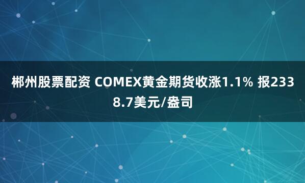 郴州股票配资 COMEX黄金期货收涨1.1% 报2338.7美元/盎司